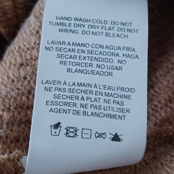 Thread & Supply Relaxed Fit Camel‎ Corded Texture Shacket Women Medium Button Up - Picture 7 of 8